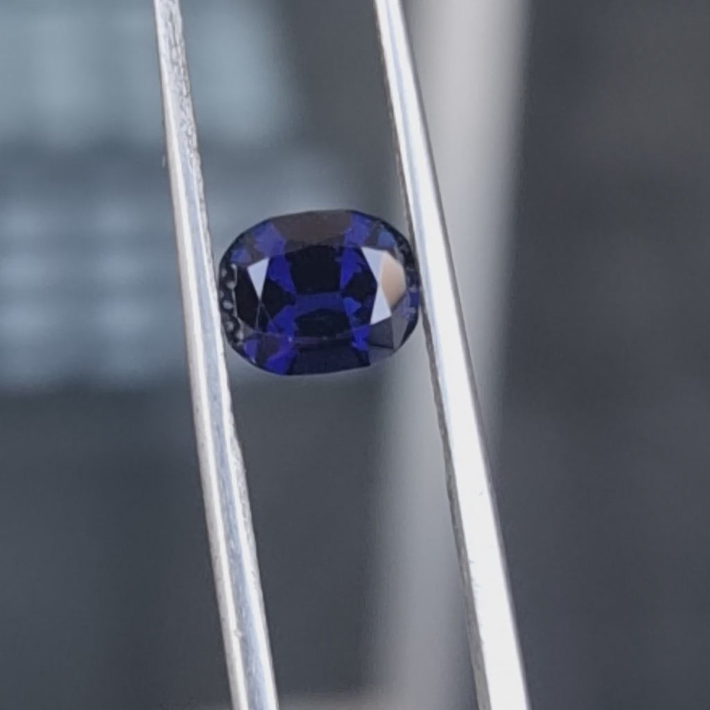 Blue Cushion Australian Sapphire  1.7 carat